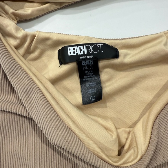 Beach Riot Cream and Tan Swimsuit - Picture 3 of 5